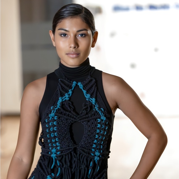 Original GoodVibeGoda Handmade Macramé Two Piece Set - Picture 3 of 16